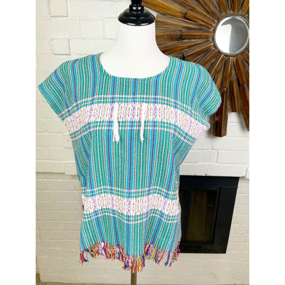 Vintage Handwoven Mexican Top